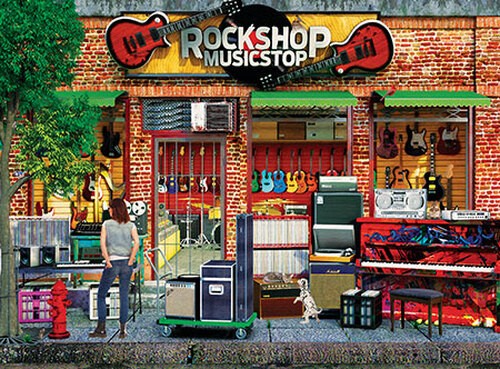 Puzzle rock shop - puzzle,