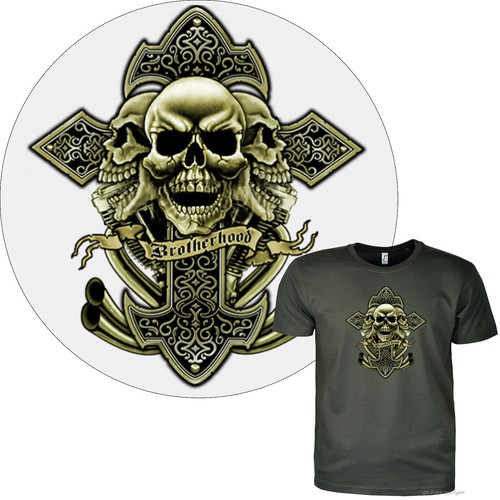 Bikermotiv shirt gothic rock - bikermotiv, t-shirt